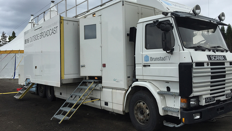 Med TV-bussen kan BrunstadTV produsere TV-sendinger fra ulike lokasjoner både i Norge og utlandet.