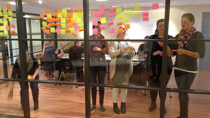 Fra en workshop for utvikling av nye konsepter.