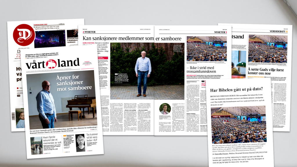 Redaksjonelle artikler om medlemsvilkår i BCC