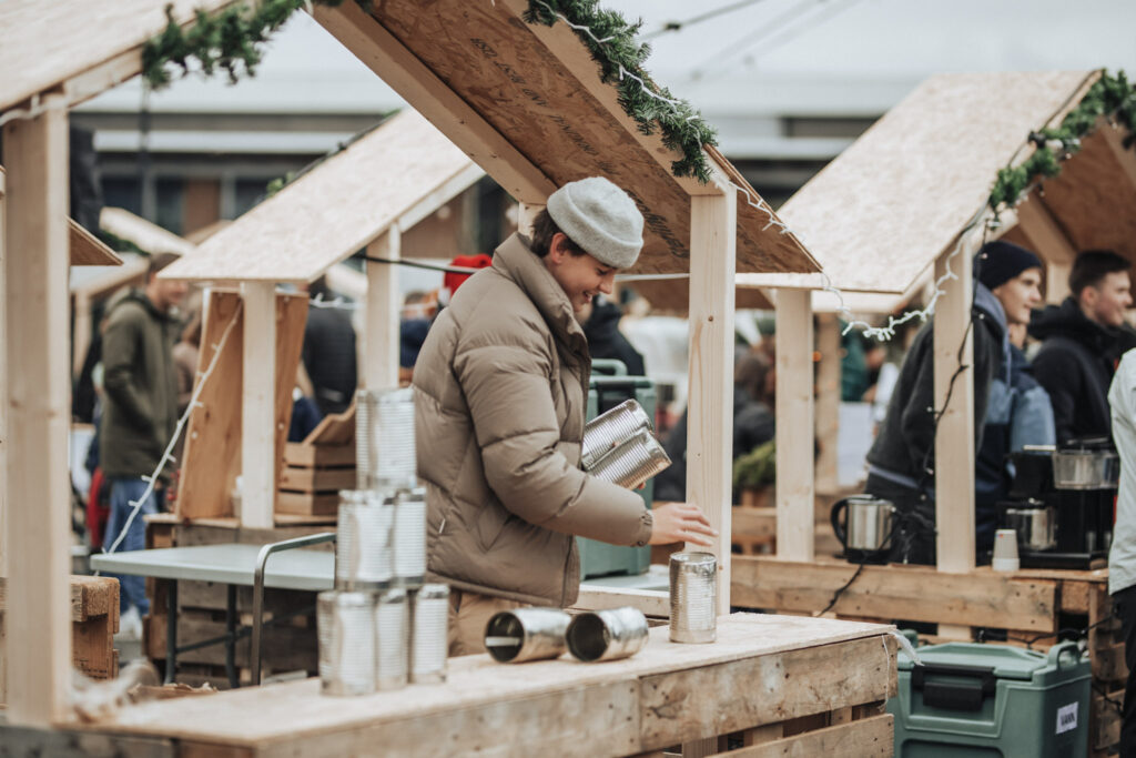Førjulstemning på julemarkedet