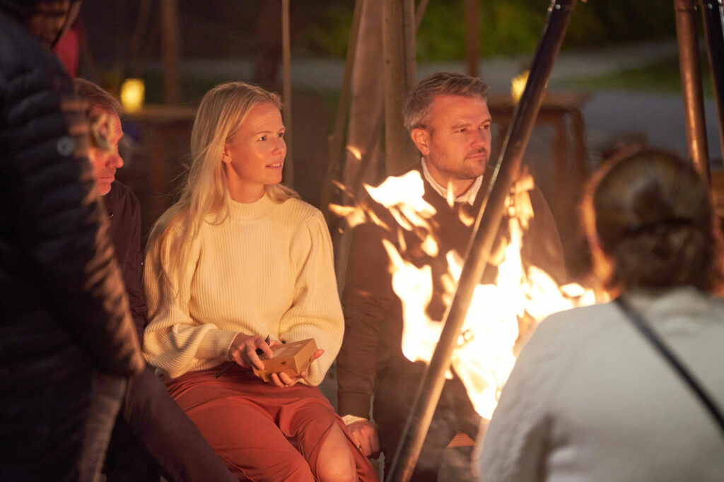 Helen Johnsen var en av flere hundre frivillige fra Eiker som arrangerte stevnehelgen.