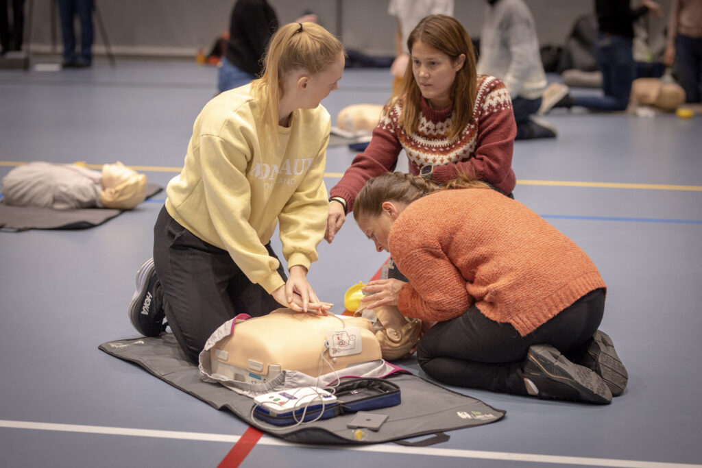 Here they learn first aid
