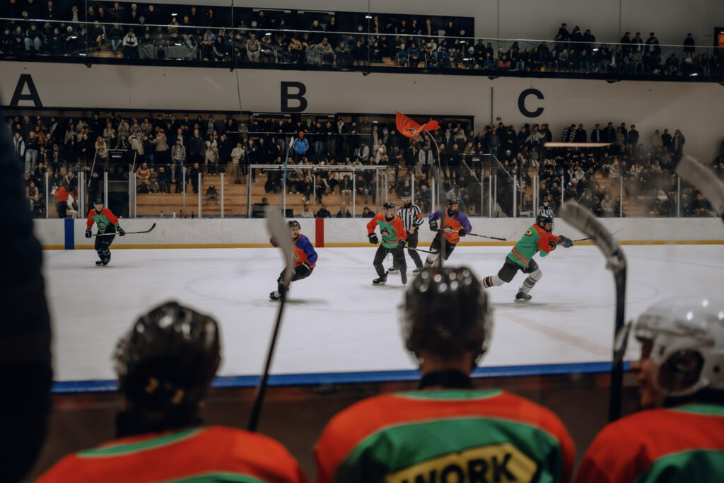 Mange hockeykamper ble spilt i løpet av romjul og nyttår. Foto: Julia Wagner