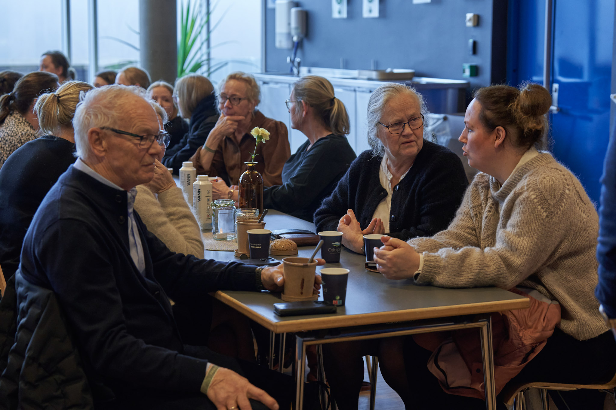 Tid for gode samtaler over en kaffekopp.